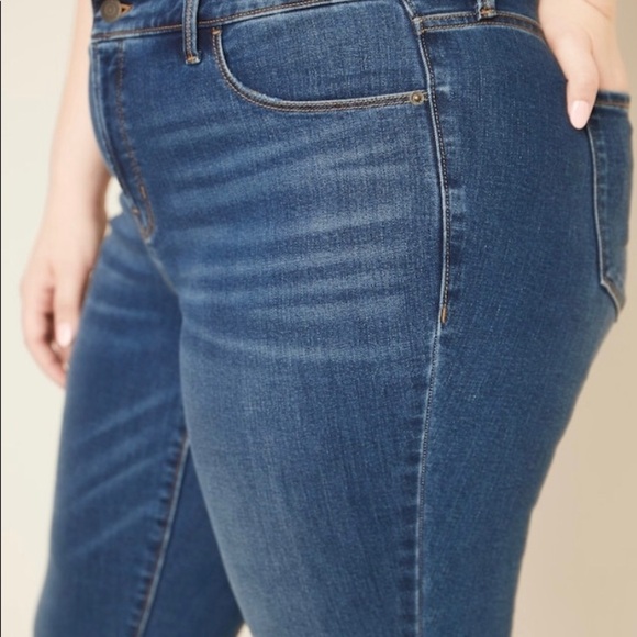 High Waisted Boot Cut Denim Jeans NEW Plus Size - Picture 4 of 7